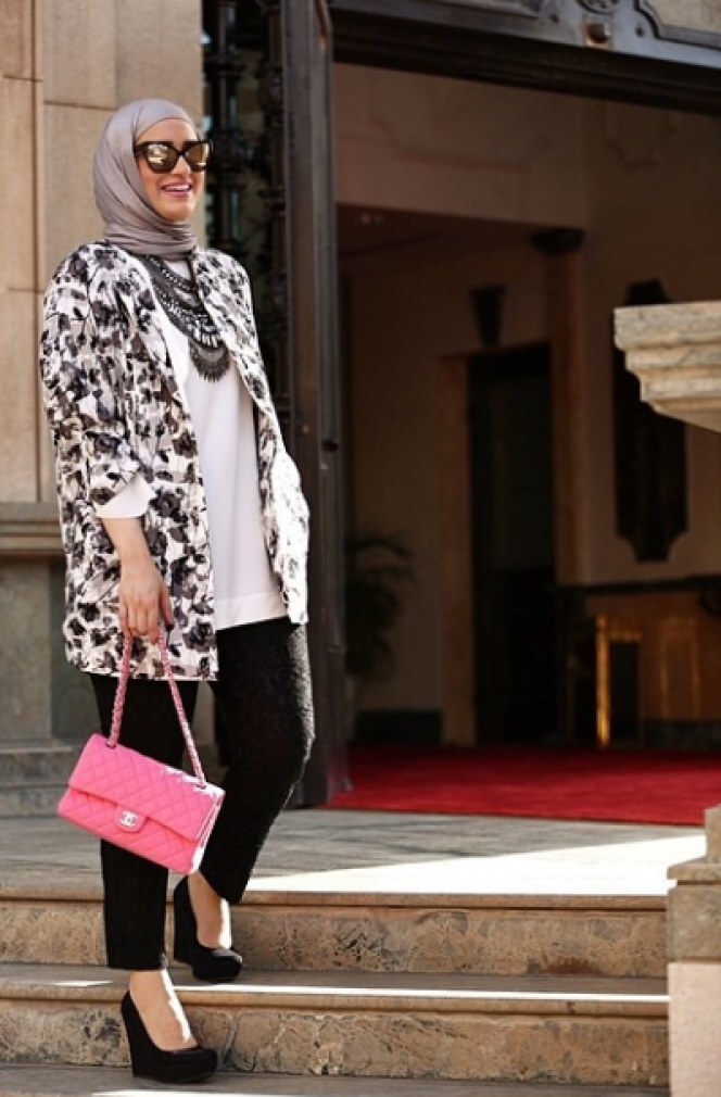 Paduan Blazer Cantik Hijaber Kuwait 
