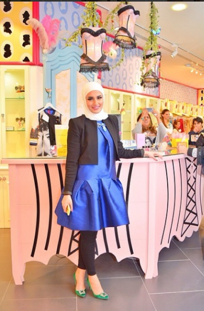 Paduan Blazer Cantik Hijaber Kuwait 