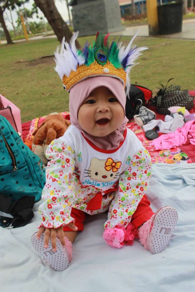 Gaya Hijab Imut Balita Mandhira