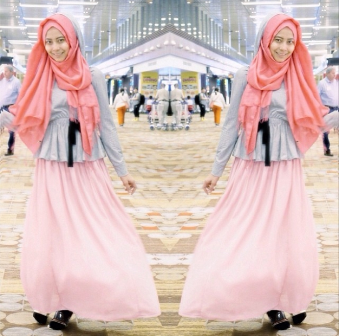 Style Fashion Blogger Gadis Manis Indonesia di Paris