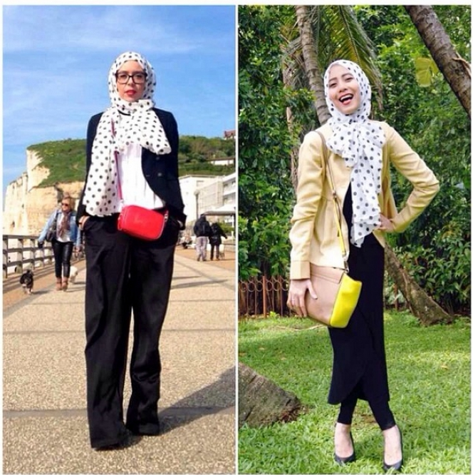 Style Fashion Blogger Gadis Manis Indonesia di Paris
