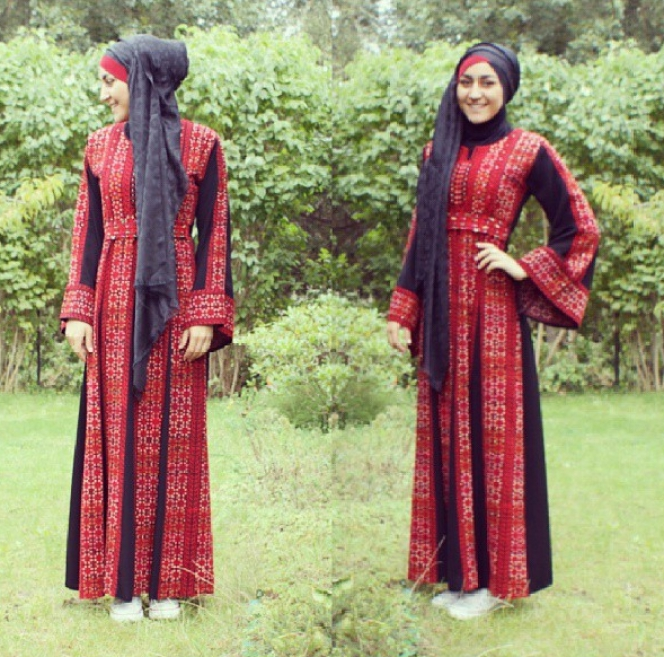 Gaya Cantik Hijabers Palestina 