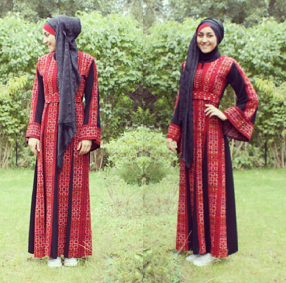 Gaya Cantik Hijabers Palestina 