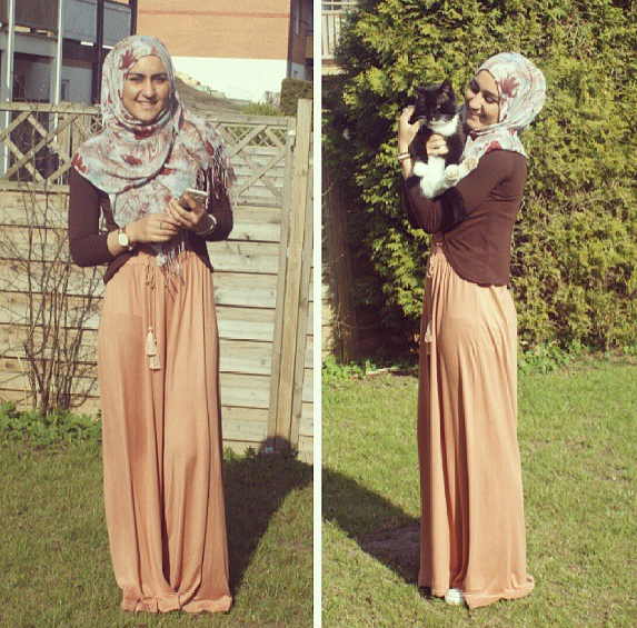 Gaya Cantik Hijabers Palestina 