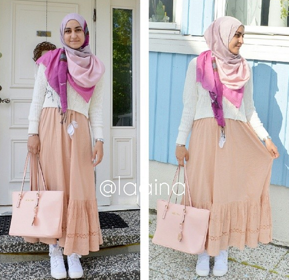 Gaya Cantik Hijabers Palestina 