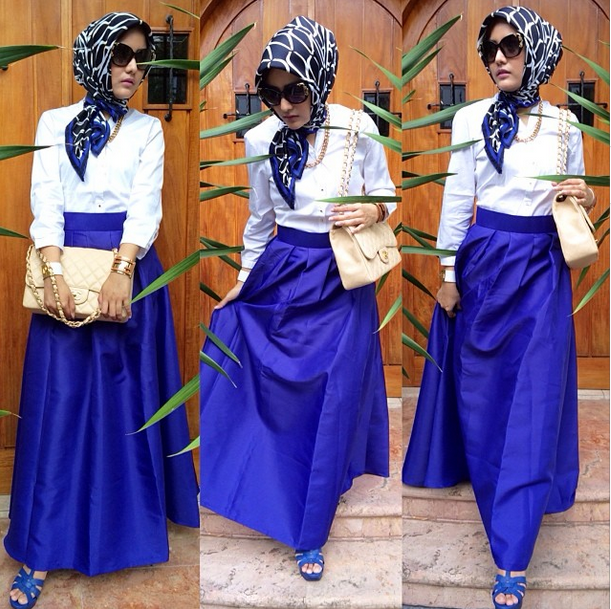 Gaya `Edgy` Hijabers Cantik