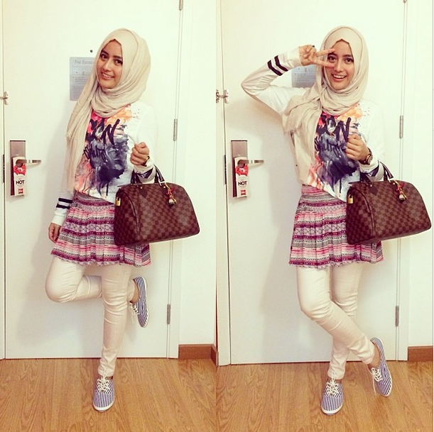 Gaya `Edgy` Hijabers Cantik