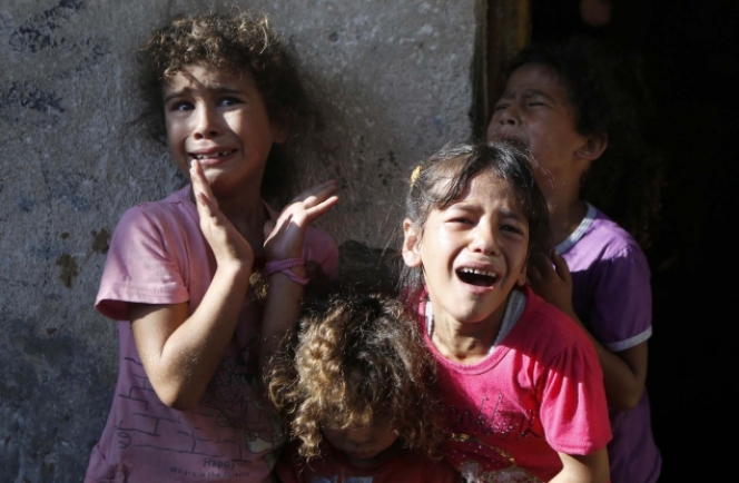 Keceriaan Bocah Israel dan Ketakutan Si Kecil Palestina