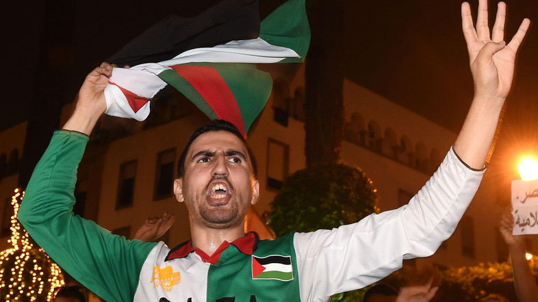 Warga Maroko Turun ke Jalan Kecam Israel