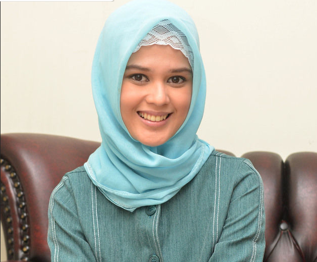 Si Cantik `Hello Kitty` Saat Berhijab