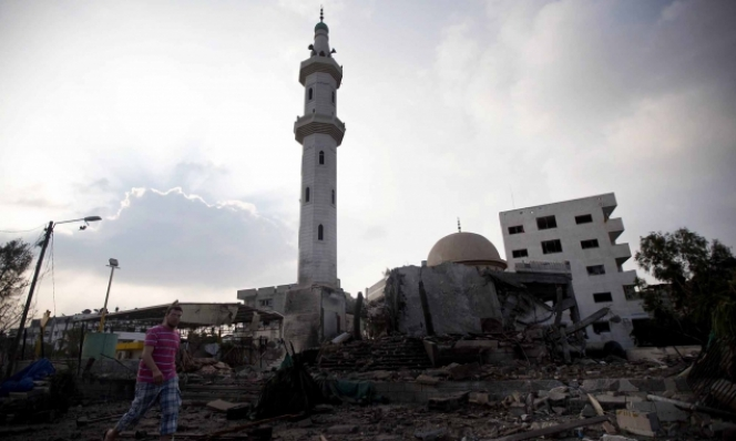 Masjid di Gaza Dibombardir Israel