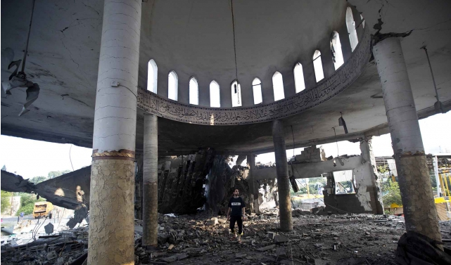 Masjid di Gaza Dibombardir Israel