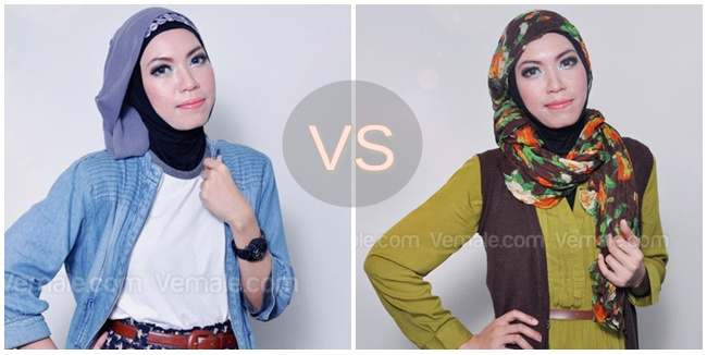 Pilih Mana, Gaya Hijab Feminin atau Boyish?