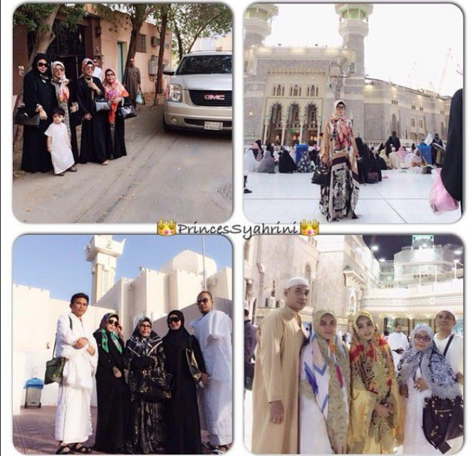 Gaya Syahrini Saat Jalani Ibadah Umroh