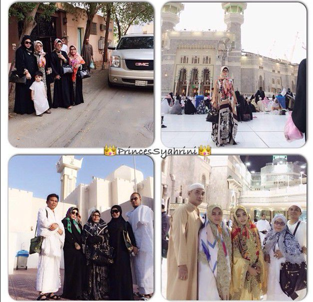 Gaya Syahrini Saat Jalani Ibadah Umroh