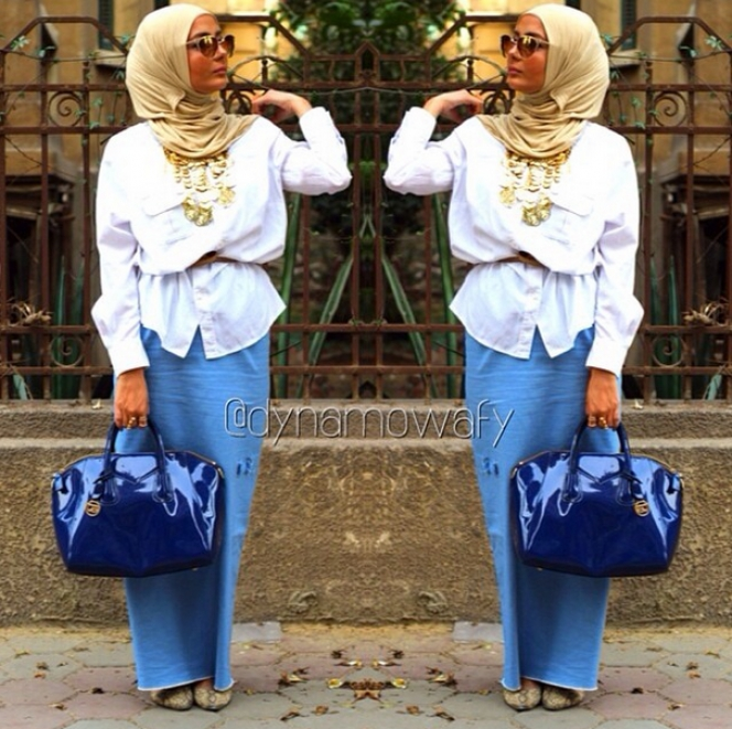 Gaya `Putih` Desainer Cantik dari Mesir