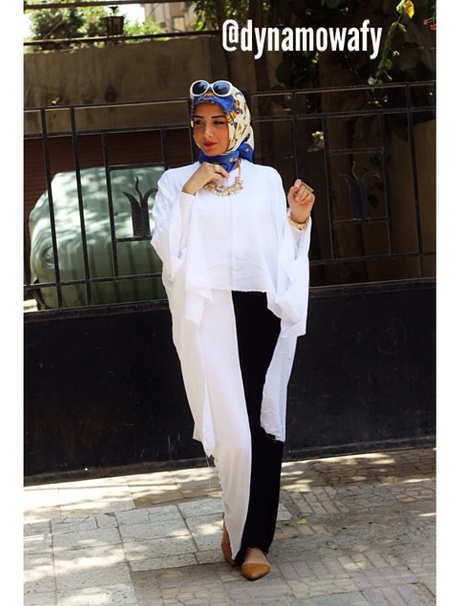 Gaya `Putih` Desainer Cantik dari Mesir