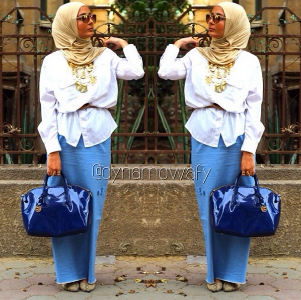 Gaya `Putih` Desainer Cantik dari Mesir