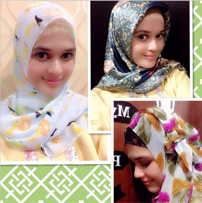 Selfie Hijab si Cantik `Hello Kitty` 
