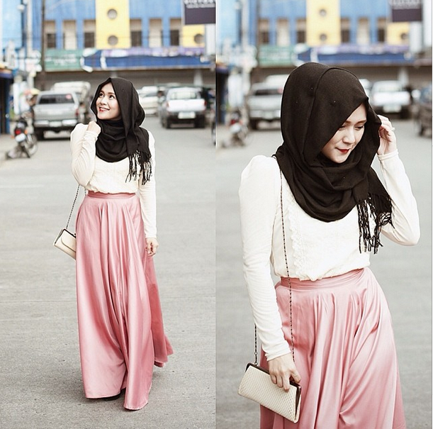 Tampil Stylish Ala Hijaber Filipina