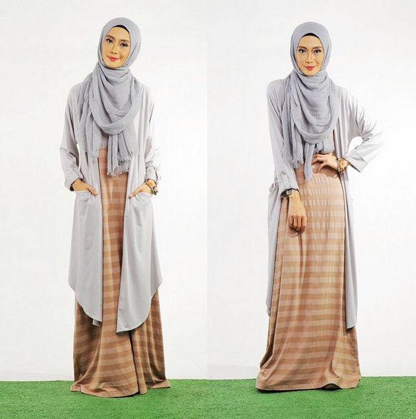 Ayu Aryuli: Modis dengan Cardigan Panjang 