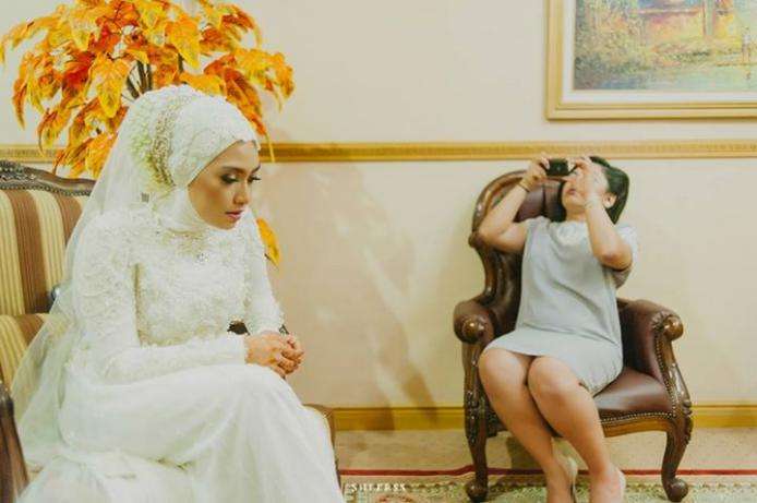 Foto Pernikahan Muslim dalam `Balutan` Adat Batak