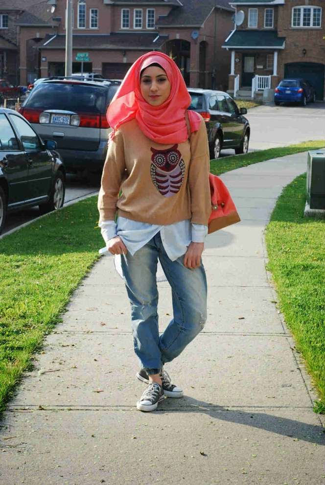 Pesona Gaya Stylish Hijaber Kanada