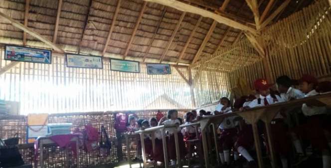 Miris, Sekolah SD di Banten Mirip Kandang Ternak