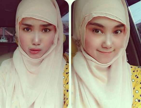Cantiknya Jojo `Keong Racun` Berhijab