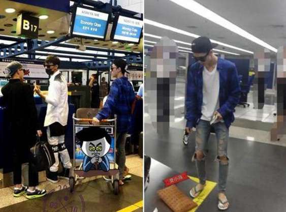 Artis Korea Ketagihan Pakai Sandal Jepit Indonesia