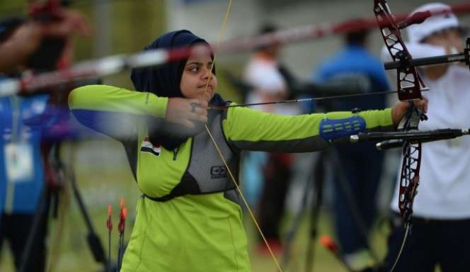 Aksi Memukau Atlet Berhijab di Asian Games 2014