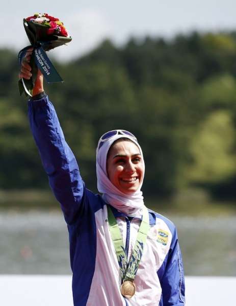 Aksi Memukau Atlet Berhijab di Asian Games 2014