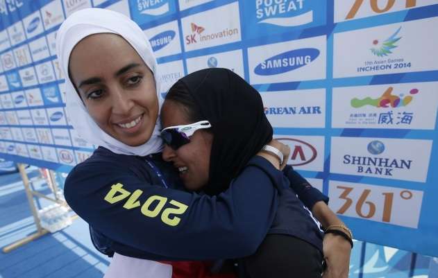 Aksi Memukau Atlet Berhijab di Asian Games 2014