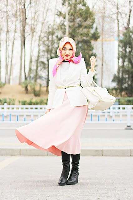 Blazer Jadi Gaya Fashion Hijabers