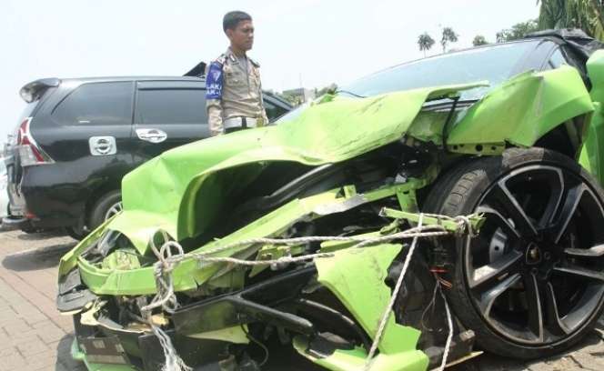 Lamborghini Rp 7 Miliar Hotman Paris Ringsek