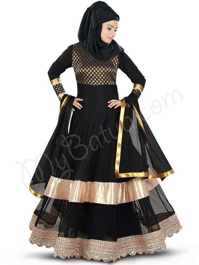 Gaun Pesta Super-Mewah Muslimah