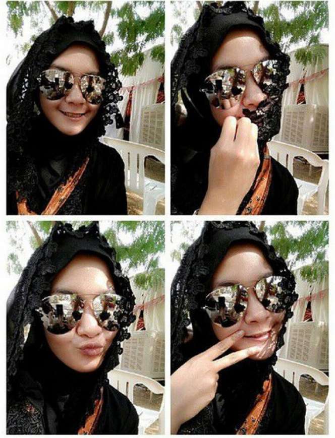 Megawati Prabowo Pose Heboh di Tanah Suci