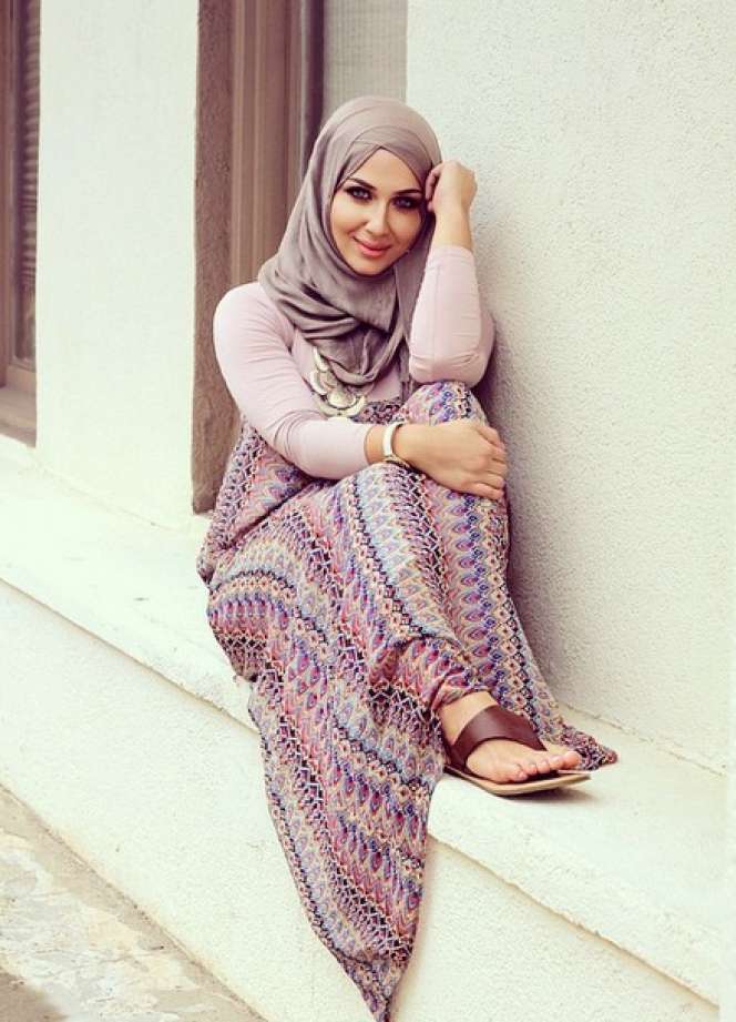 Gaya Hijab Keren Fashionista New York