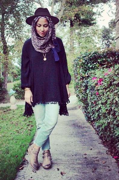 Gaya Hijab Keren Fashionista New York