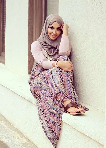 Gaya Hijab Keren Fashionista New York