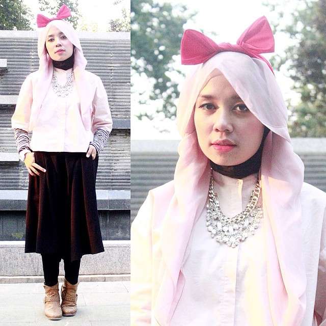 Fesyen Muslim Keren Selebgram Thata Al-Jundiah