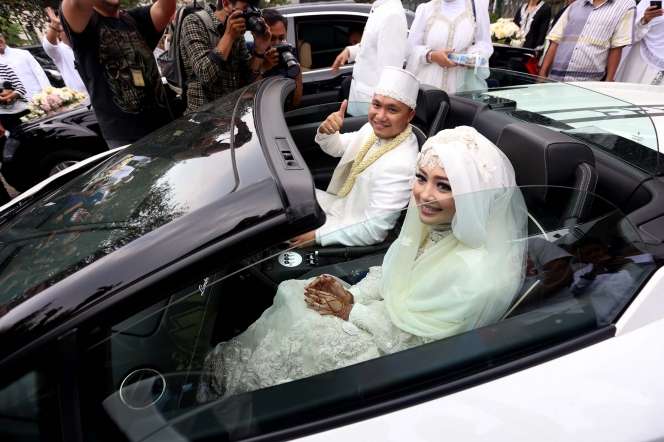 Lamborghini, Tunggangan Nuri Maulida usai Menikah