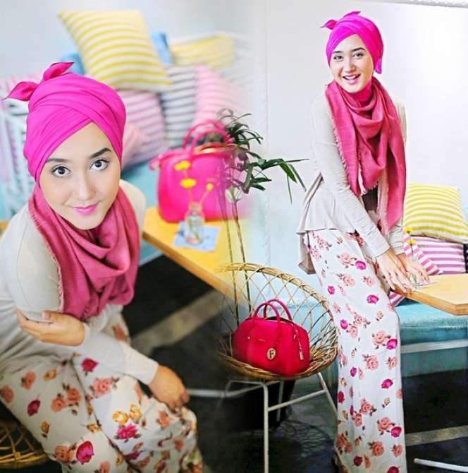 Tren Anyar, Hijab Turban `Baling-baling Bambu`