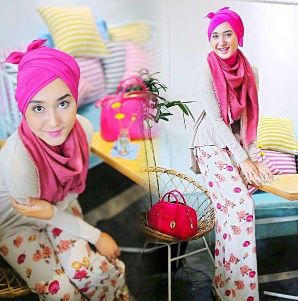 Tren Anyar, Hijab Turban `Baling-baling Bambu`