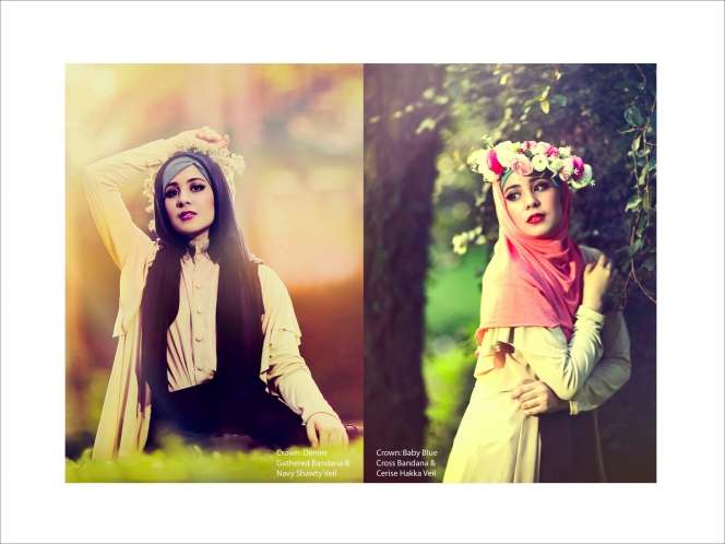 Gaya Fashion Artis Cantik Berhijab