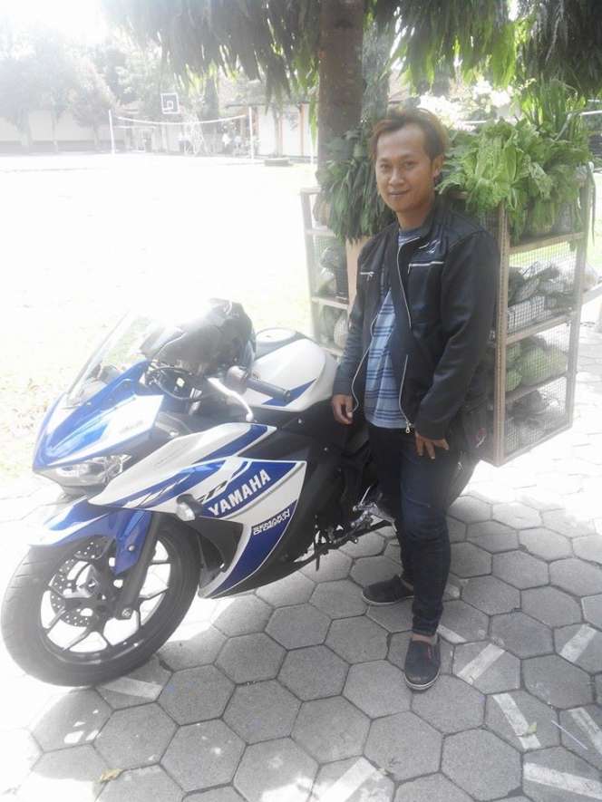 Di Magelang, Motor Sport Rp 54 Juta Jadi `Gerobak` Sayur