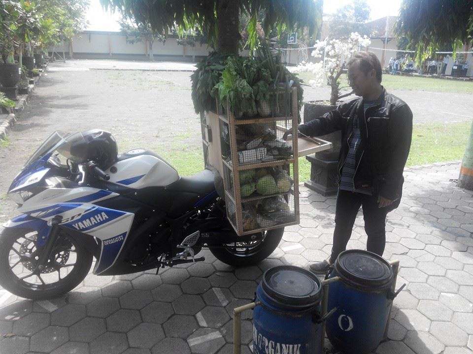 Di Magelang, Motor Sport Rp 54 Juta Jadi `Gerobak` Sayur