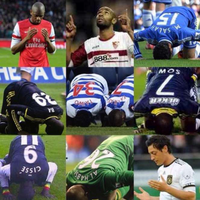 Kala Pesepakbola Muslim Dunia Bermunajat