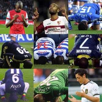 Kala Pesepakbola Muslim Dunia Bermunajat