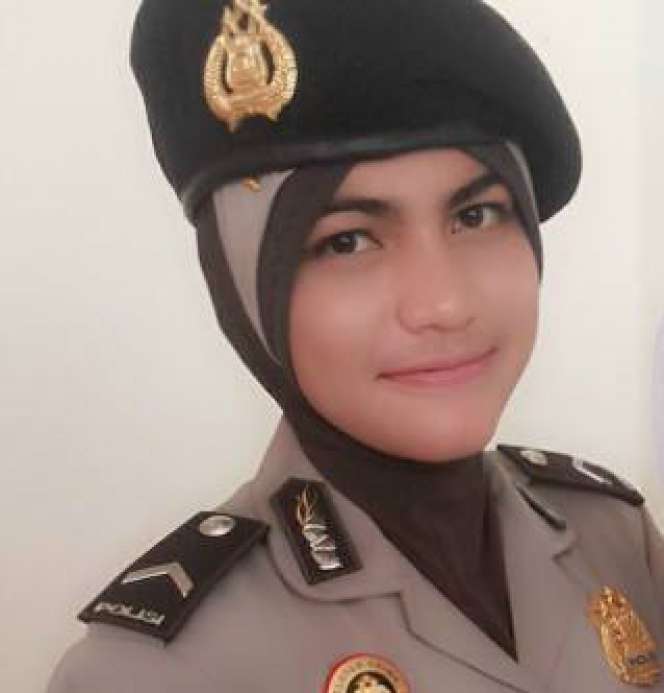 Pesona Bripda Nina, Brimob Berhijab Polda Aceh